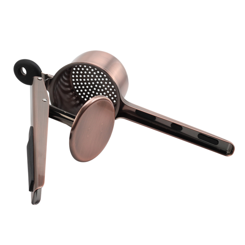 Potato Ricer, Stainless Steel Baby Potato Masher, Electroplate — 4