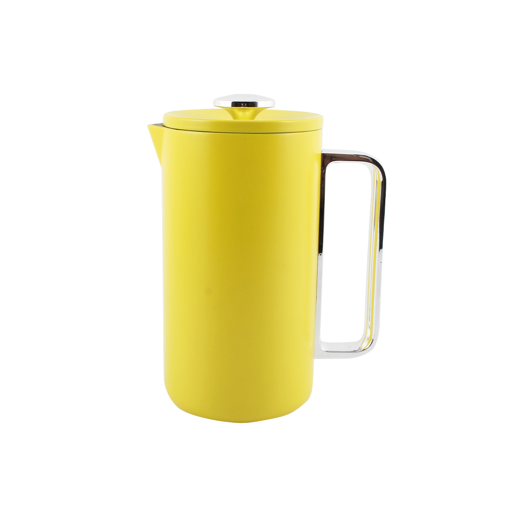 Double Wall Stainless Steel Coffee Maker, Modern French Press