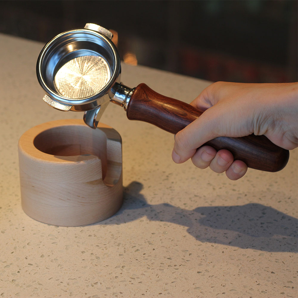 Portafilter Double Spout With Wooden Handle — 6