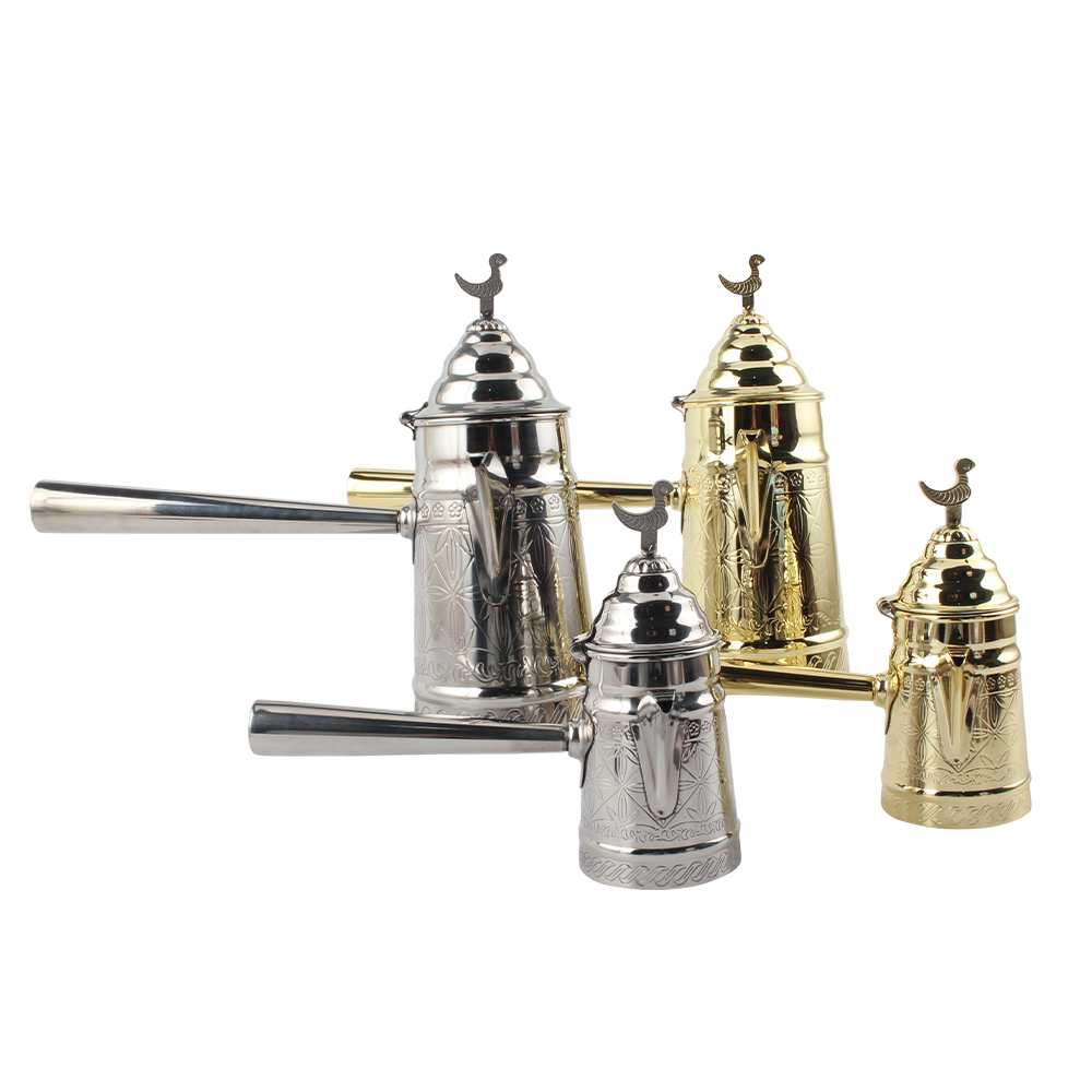 Middle Eastern Style Coffee Pot, Stainless Steel Coffee Kettle — 6