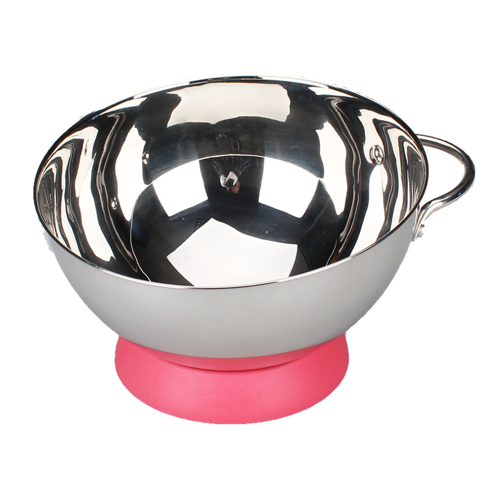 Stainless Steel Salad Bowl With Mini Egg Beater, Hand Whisk — product information