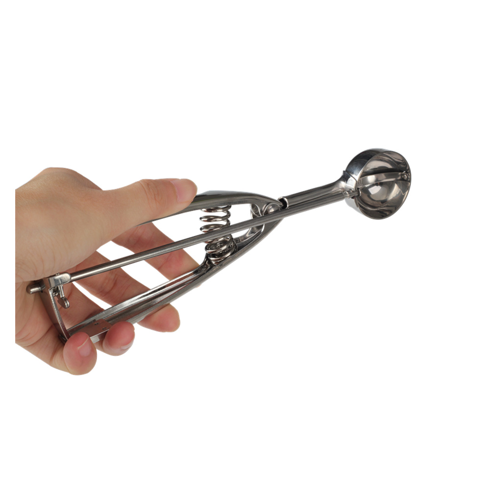 Stainless Steel Ice Cream Spoon, Heavy Duty Durable Design, Easy Clean Ice Cream Scoop — product information