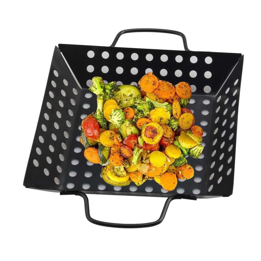 Essential Grilling Accessories For Outdoor Grill & BBQ, Premium Nonstick Grilling Basket/Grill Net — product information