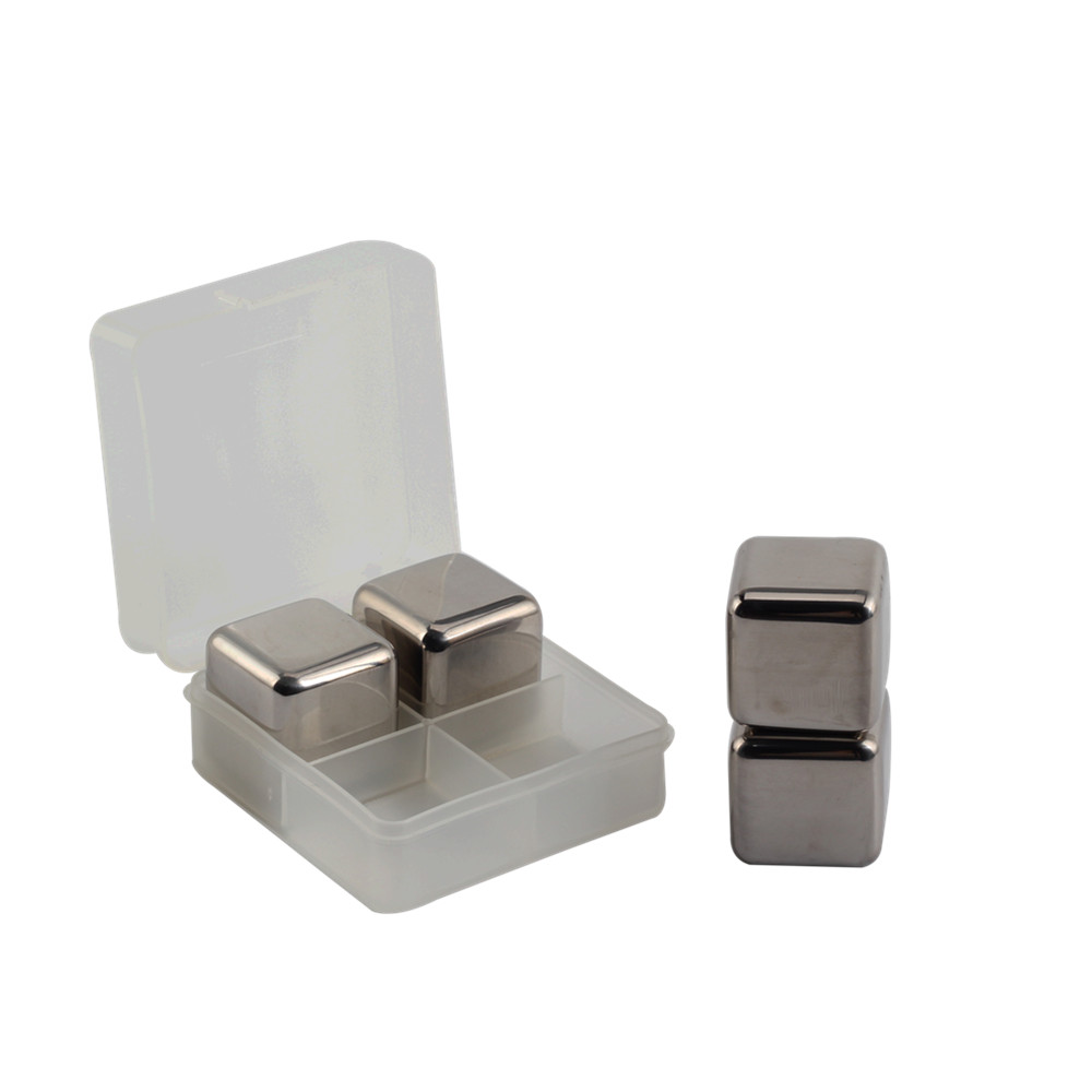 4 Pieces Whisky Stones Gift Set, Square Shape Whiskey Stone — product information
