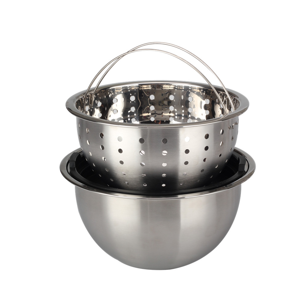 2 in 1 Mixing Bowl And Colander With Handle — 6