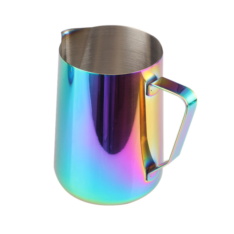 PVD Stainless Steel Espresso Steaming Pitcher Jug — 6