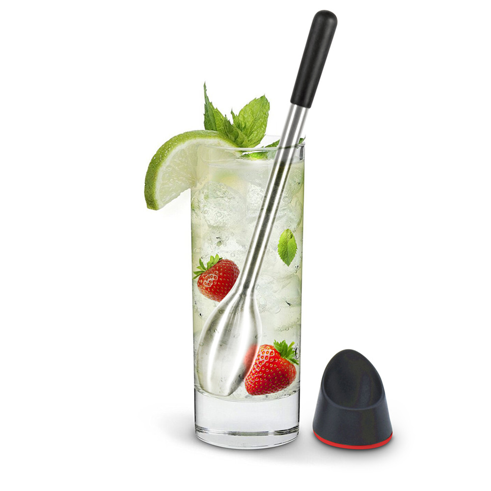 Chill Swizzle Stick, Stainless Steel Cocktail Sticks — product information