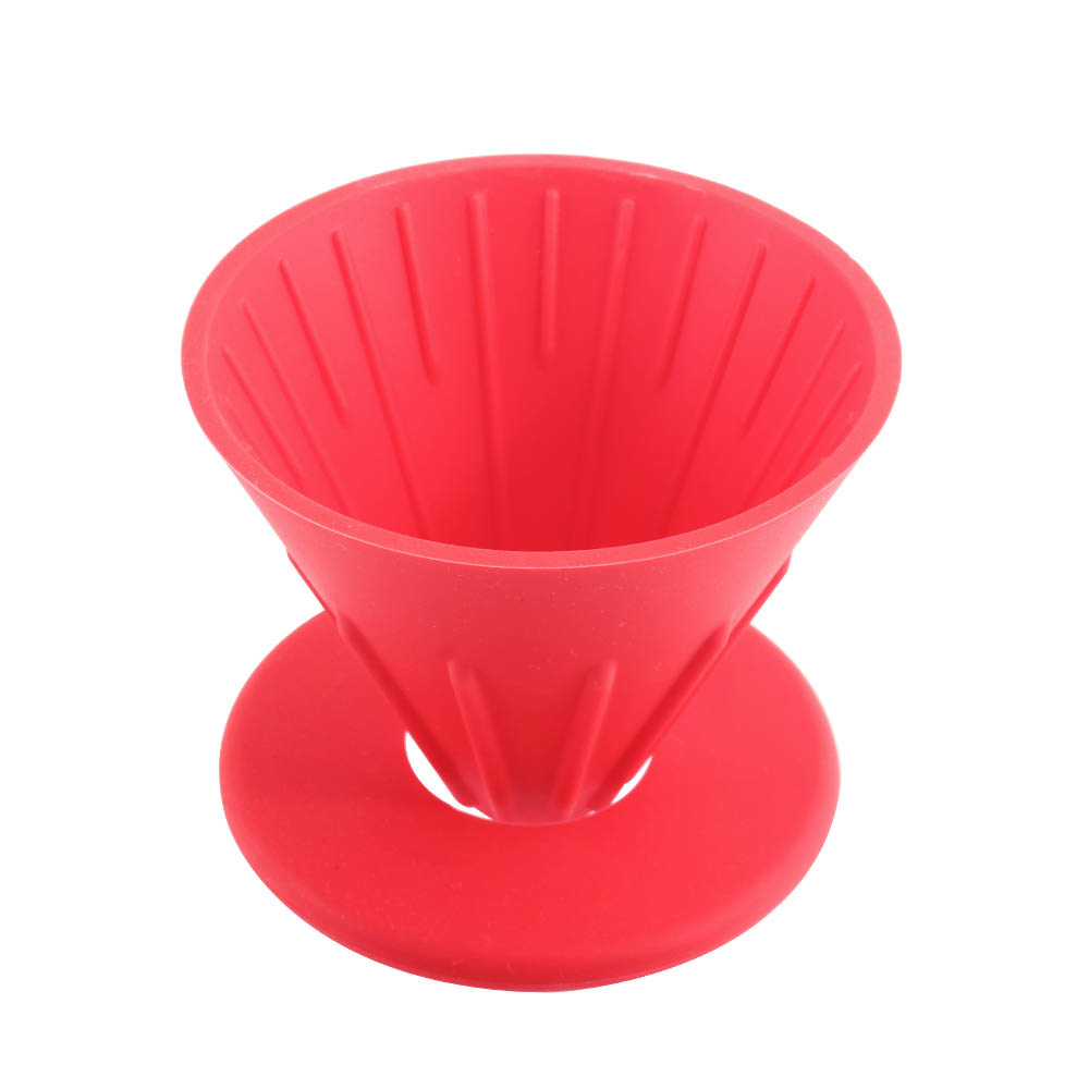 Silicone Resin Coffee Dripper, Easy Portable Manual Coffee Maker — 6