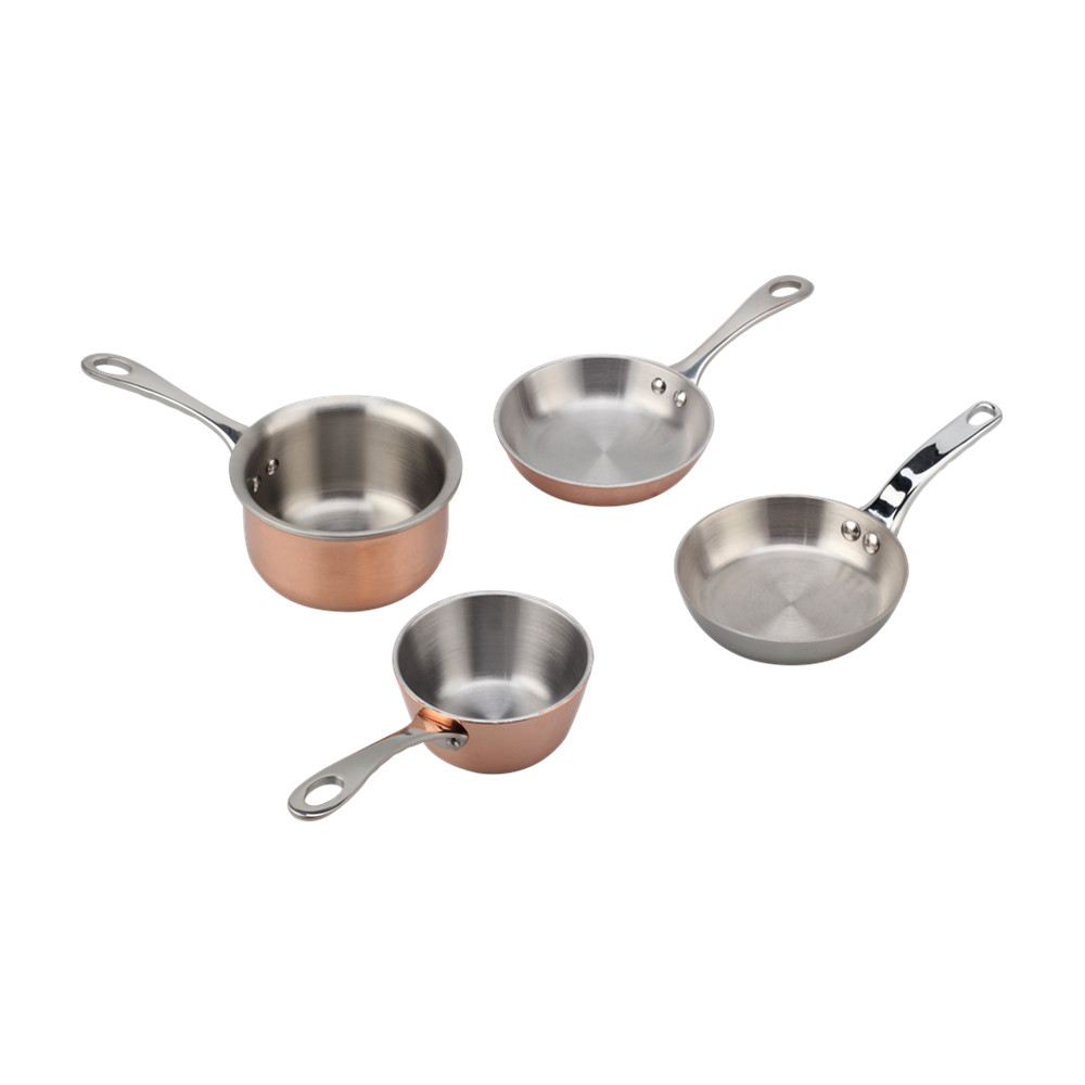 Tri-Ply Stainless Steel Mini Sauce Pan And Pot — 5