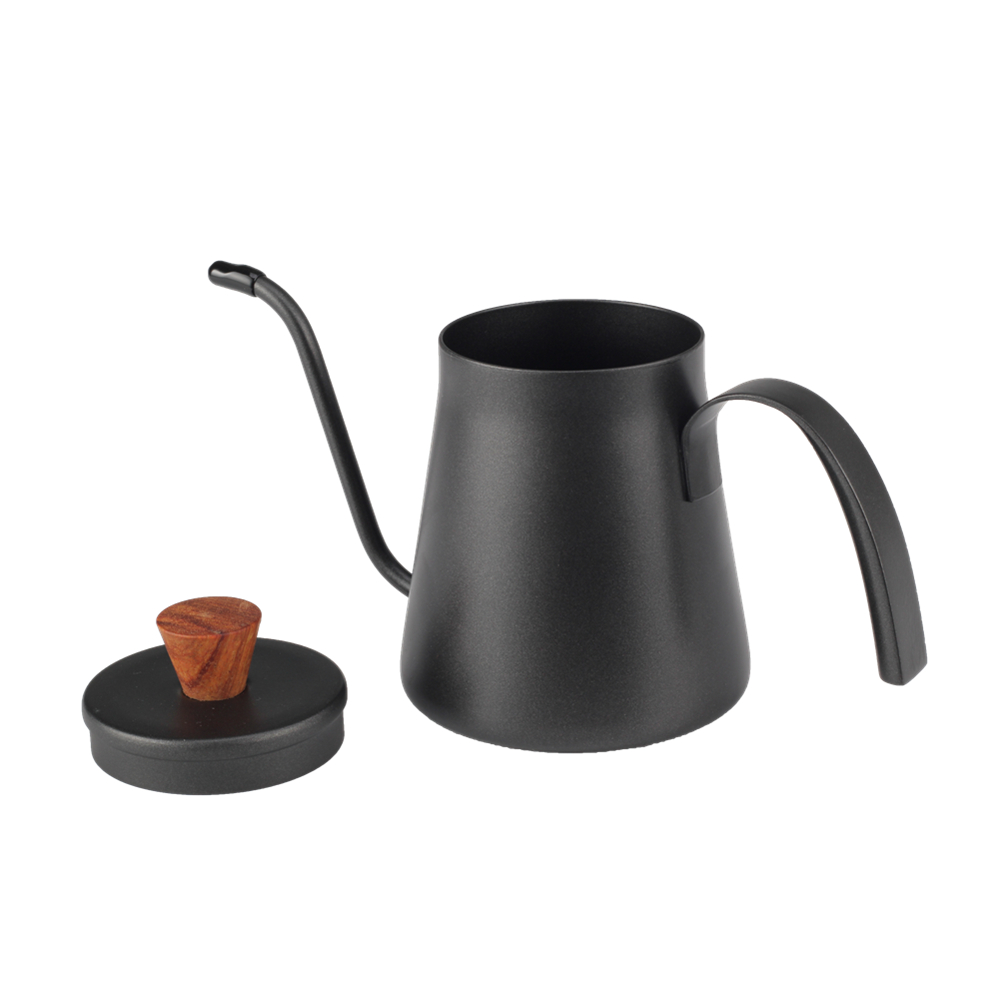 400cc Stainless Steel Kettle With Wood Knob — product information
