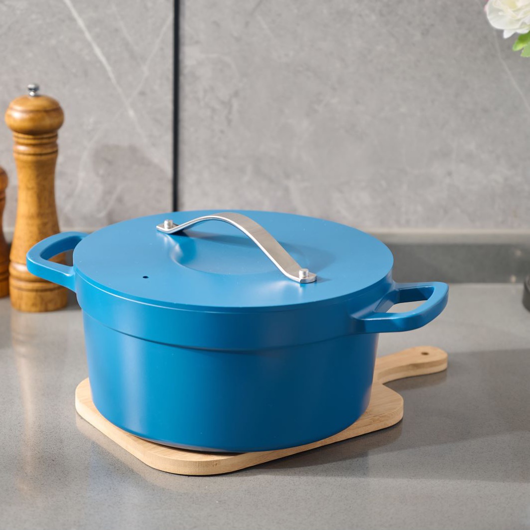Pots And Pans Set, Aluminum Cookware Set, Fry Pan, Aluminium Lid — 3