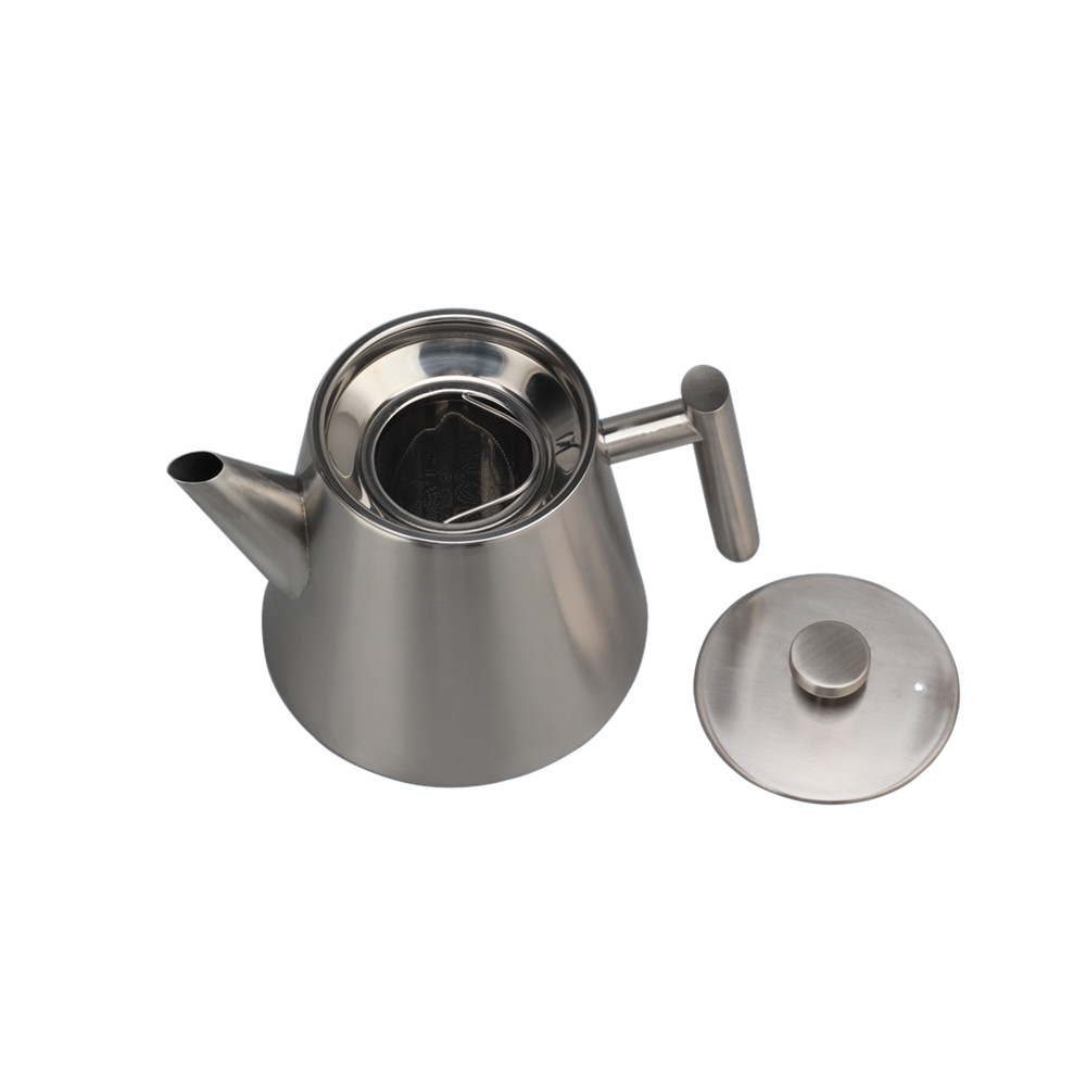 1l Teapot Container With Filter, Stainless Steel Teapot — 4