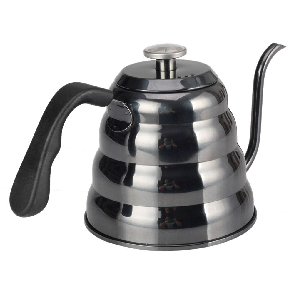 Black Stovetop Tea Kettle 40 Oz 1200ml Gooseneck Kettle Teapot — product information