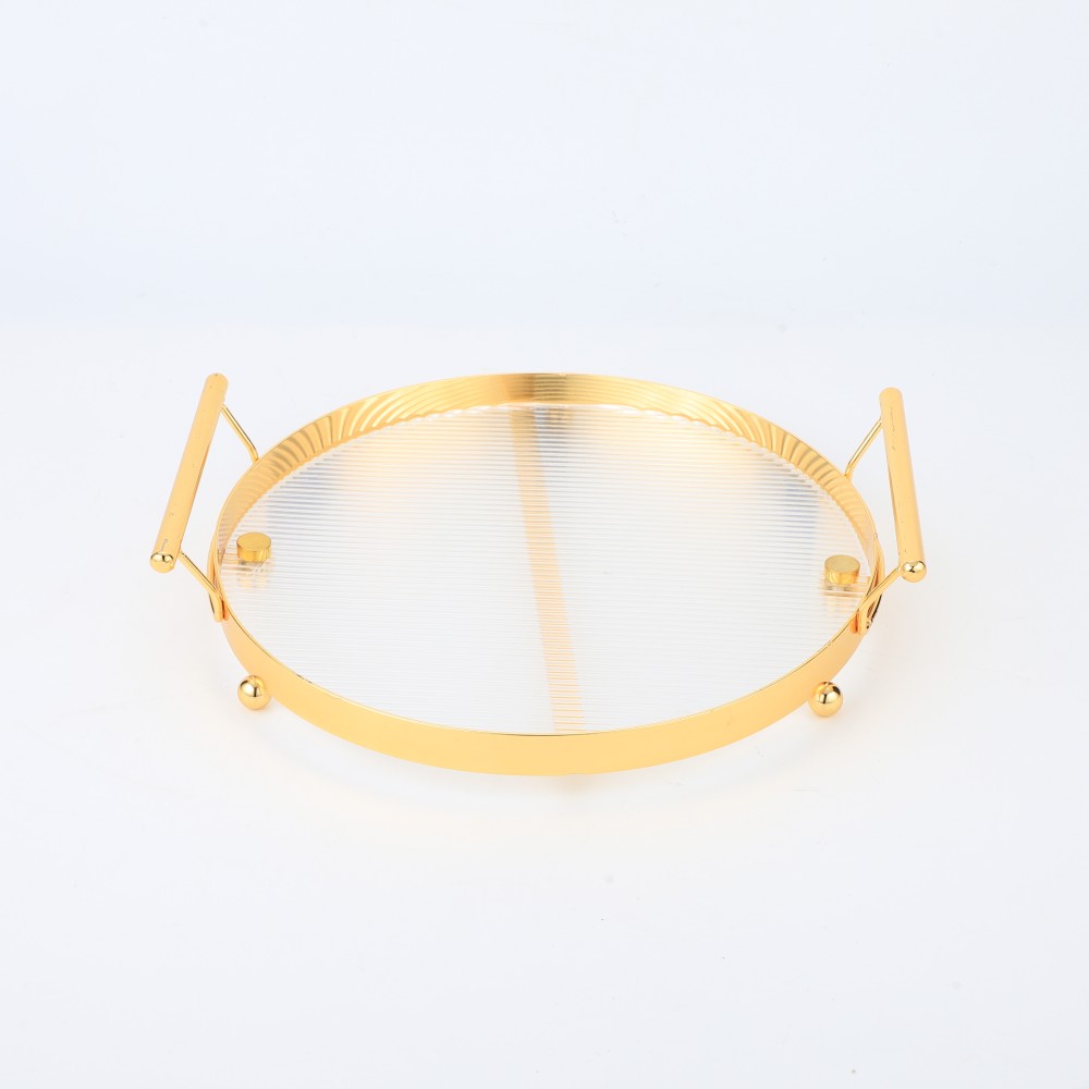 Acrylic Serving Tray With Handles — 2