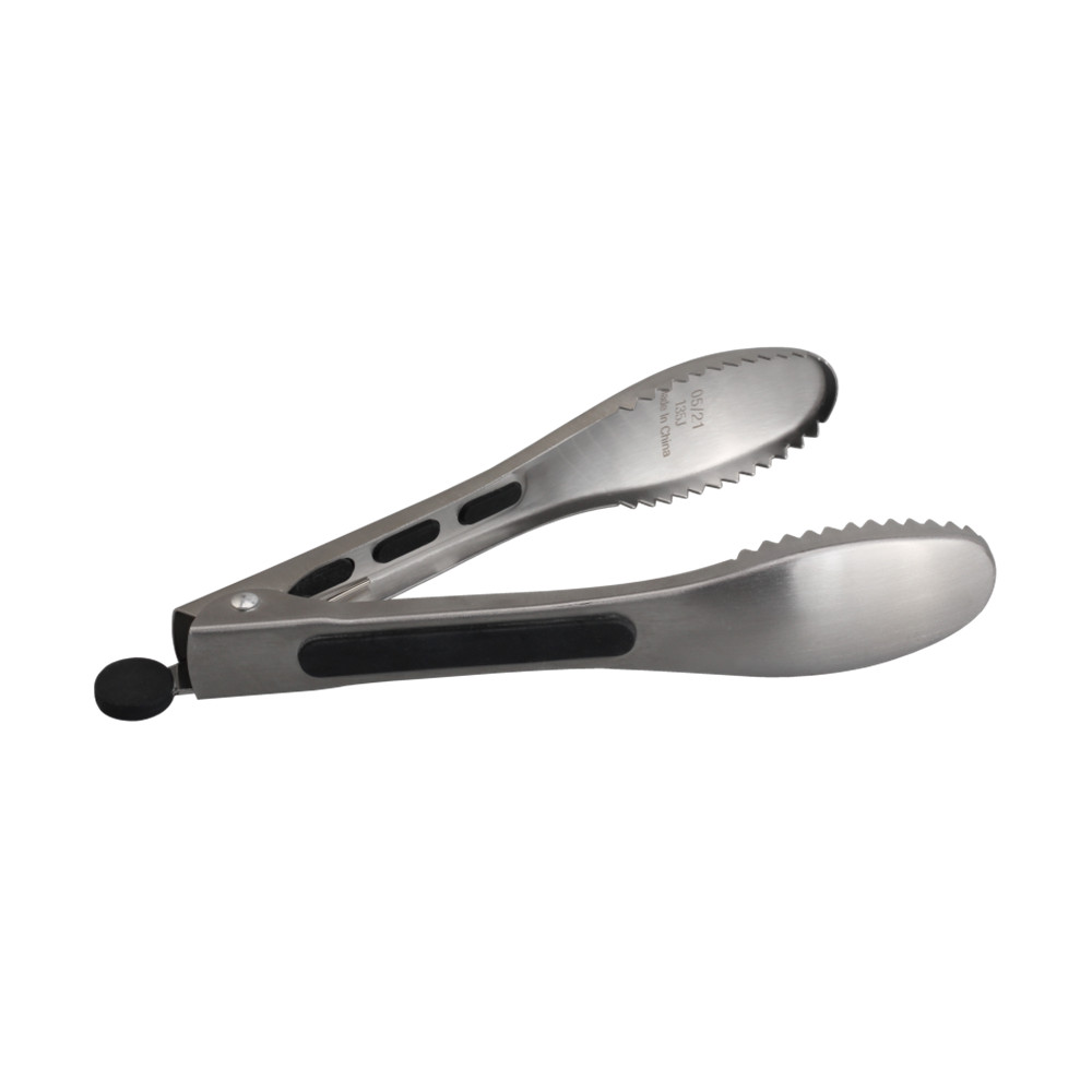 Stainless Steel Ice Tongs With Teeth, Kitchen Tongs for Bar, Wedding, Party, Grill, Buffet, Picnic — 2