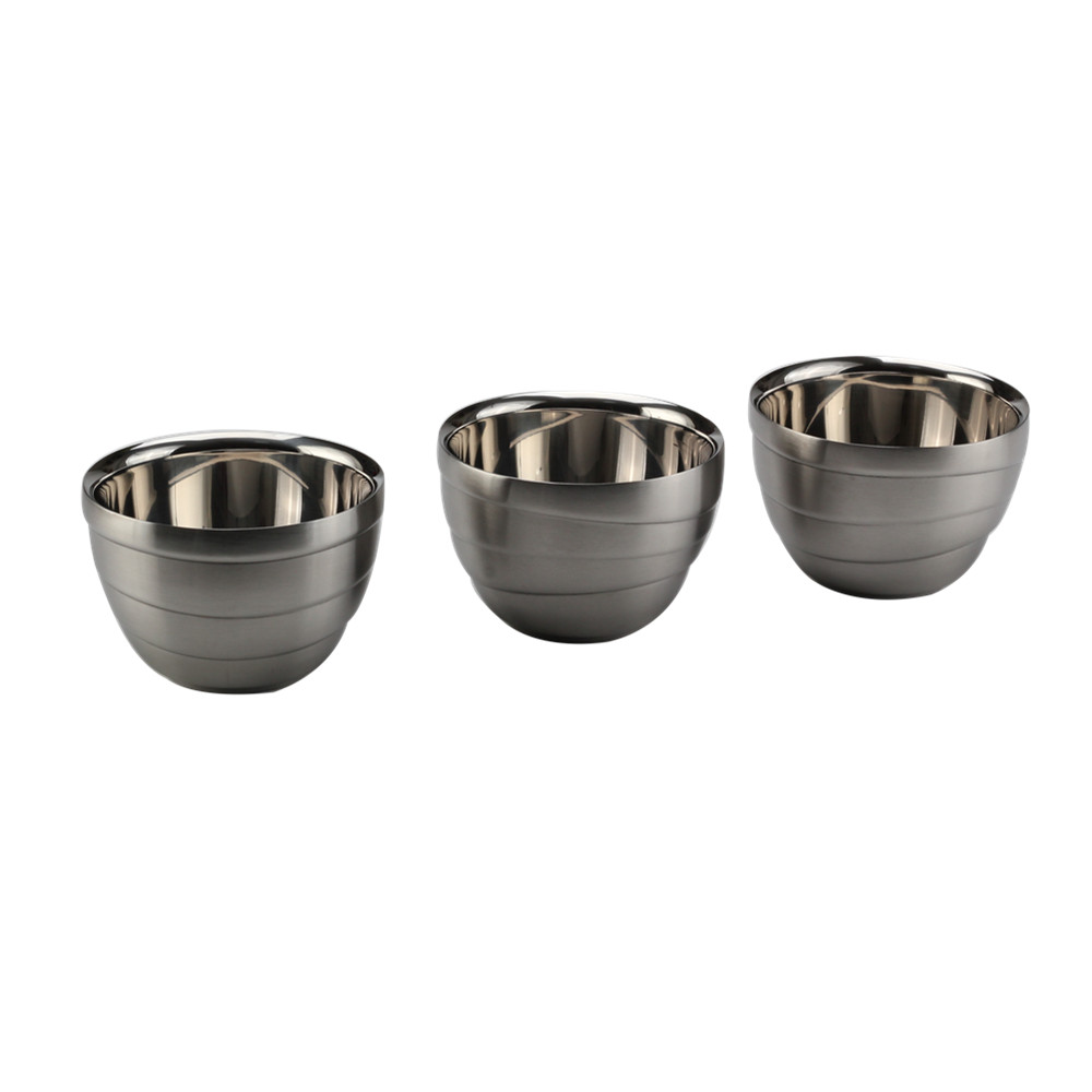 Double Wall Stainless Steel Mixing Bowls — 2