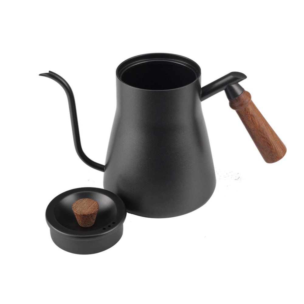 Teflon Coating Coffee Pouring Kettle With Lid — 5