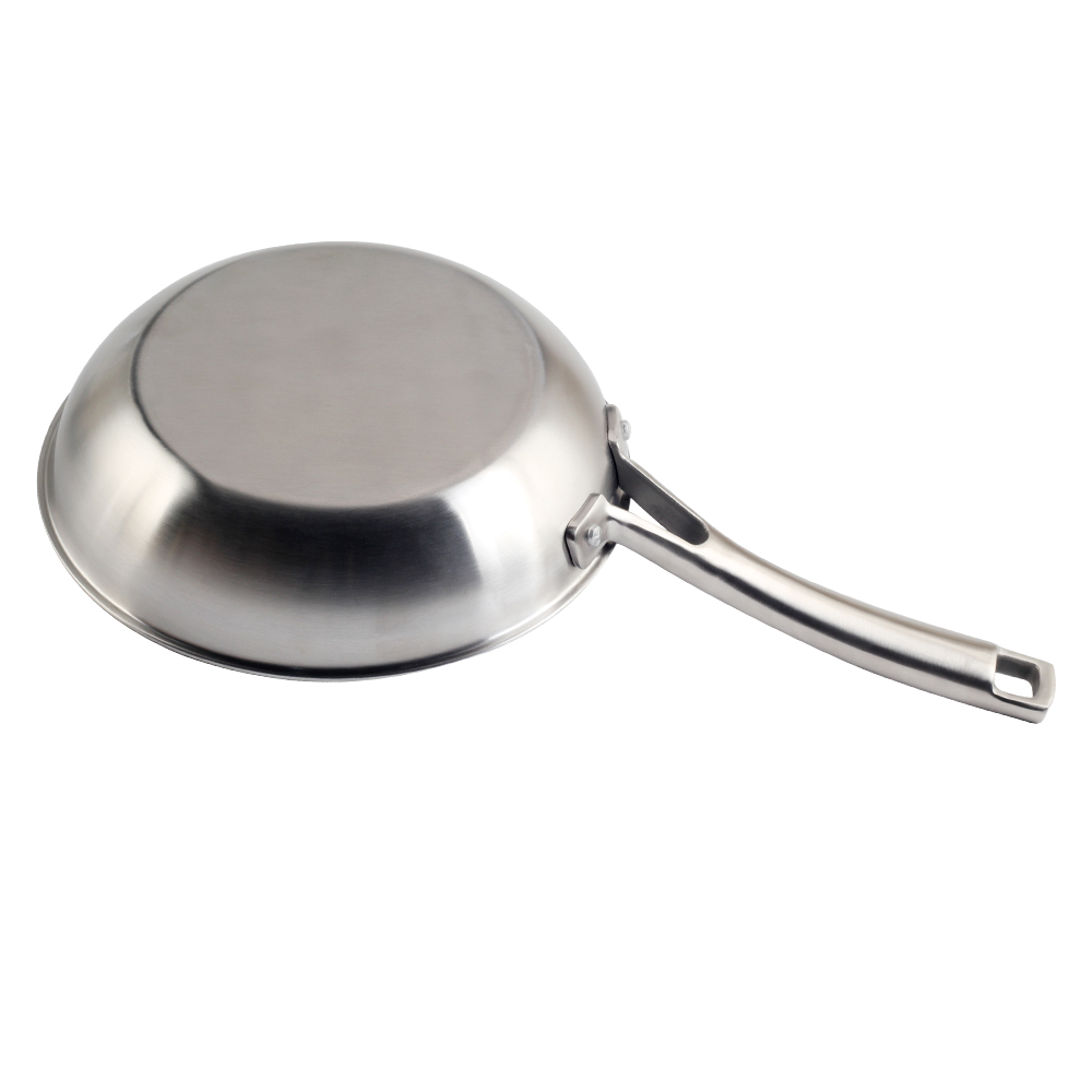 8\" & 10\" Tri-Ply Stainless Steel Frying Pan — 4