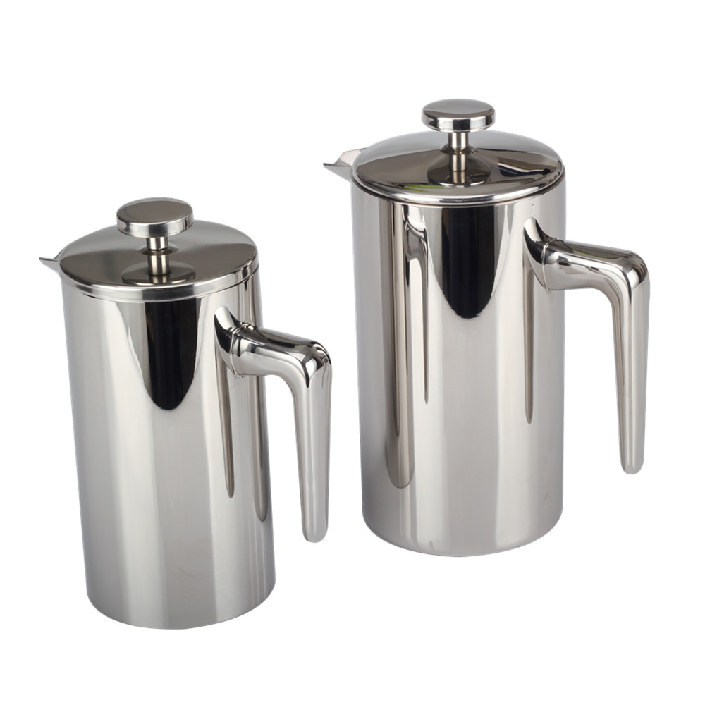 Double Wall French Press Coffee And Tea Maker With Stylish Handle — product information