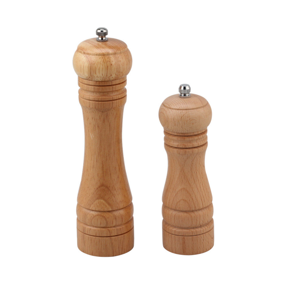 5.5/8.5 Inch Modern Wooden Salt And Pepper Grinder