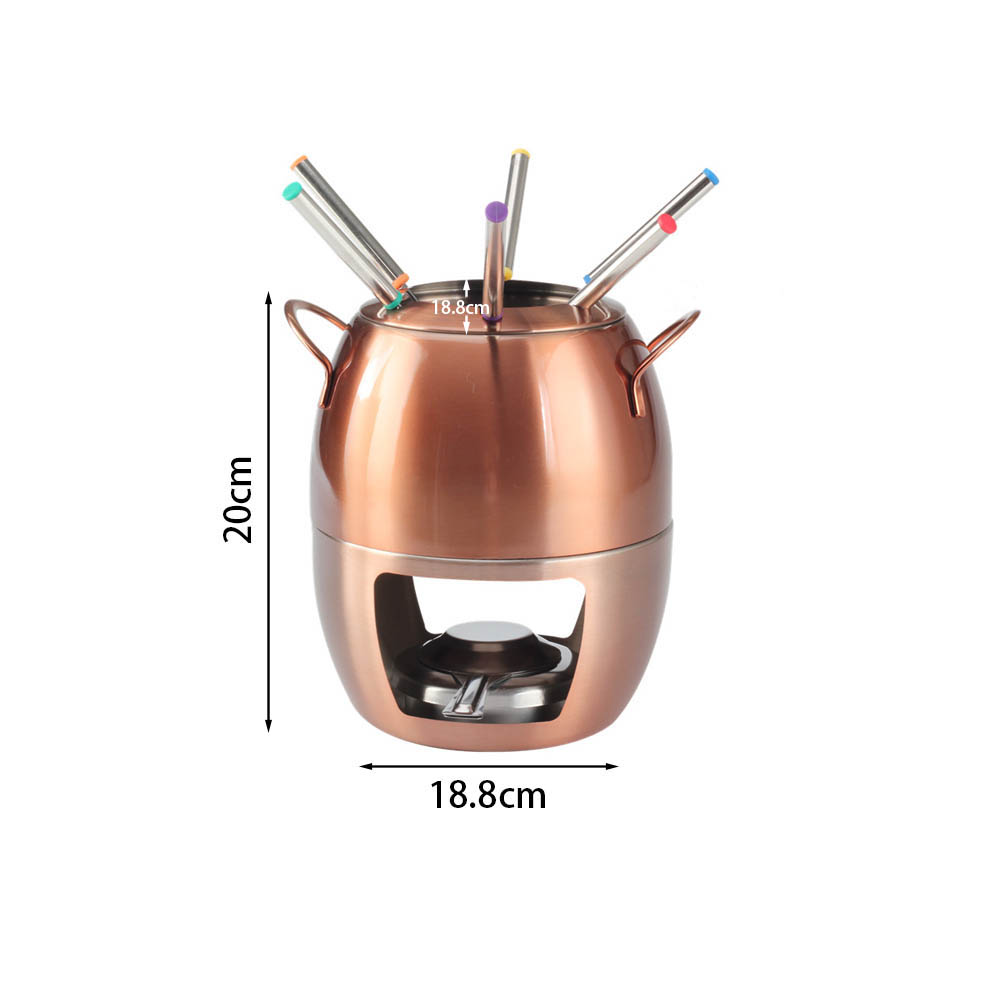 Cheese Fondue Pot Set for Chocolate, Fondue Pot Camping — product information