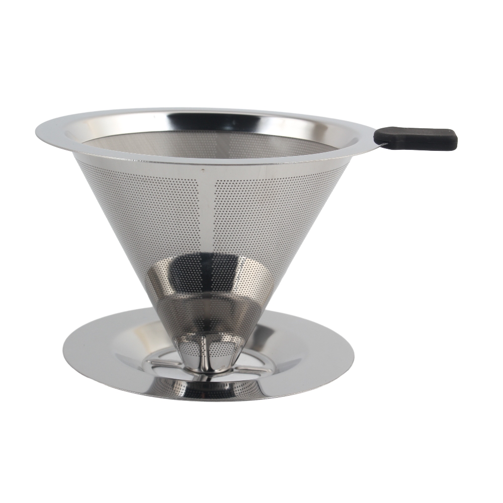 Stainless Steel Coffee Filter Cone Dripper Cup — product information