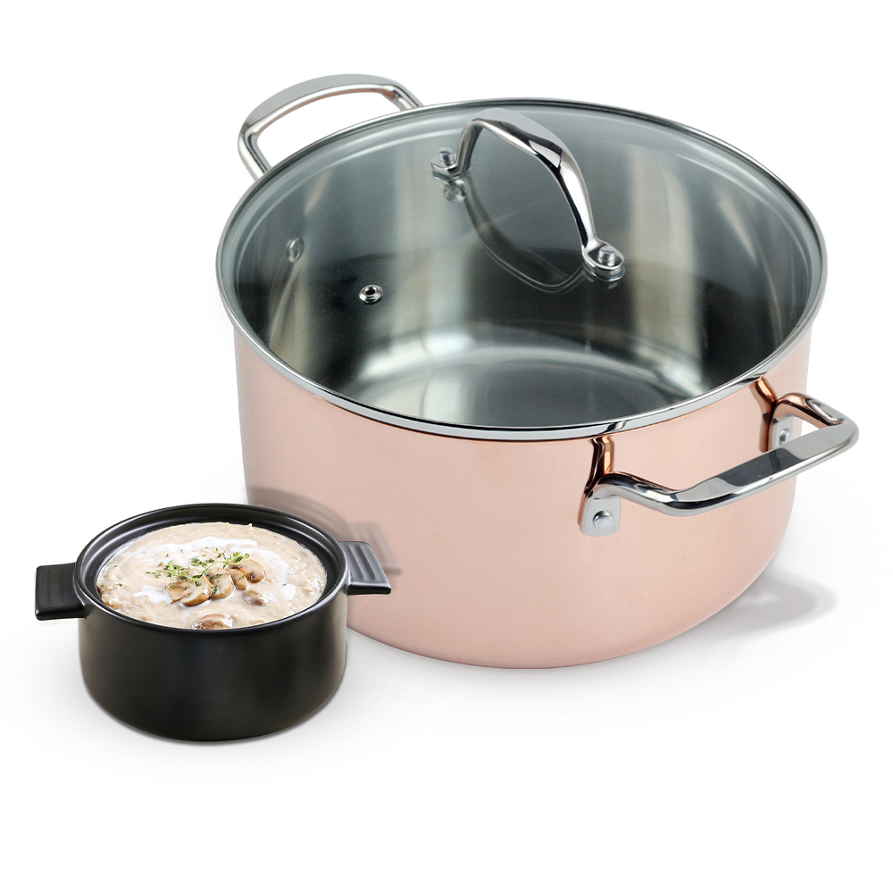 Stainless Steel Stock Pot With Lid — 6