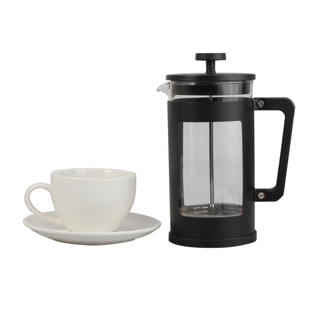 Borosilicate Glass Coffee Brewer With Stainless Steel Plunger — 2