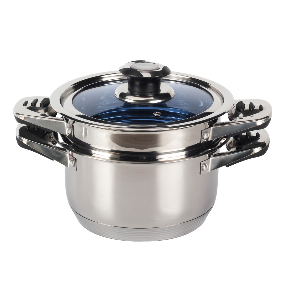 Non-Stick Stainless Steel Cookware Set — 4