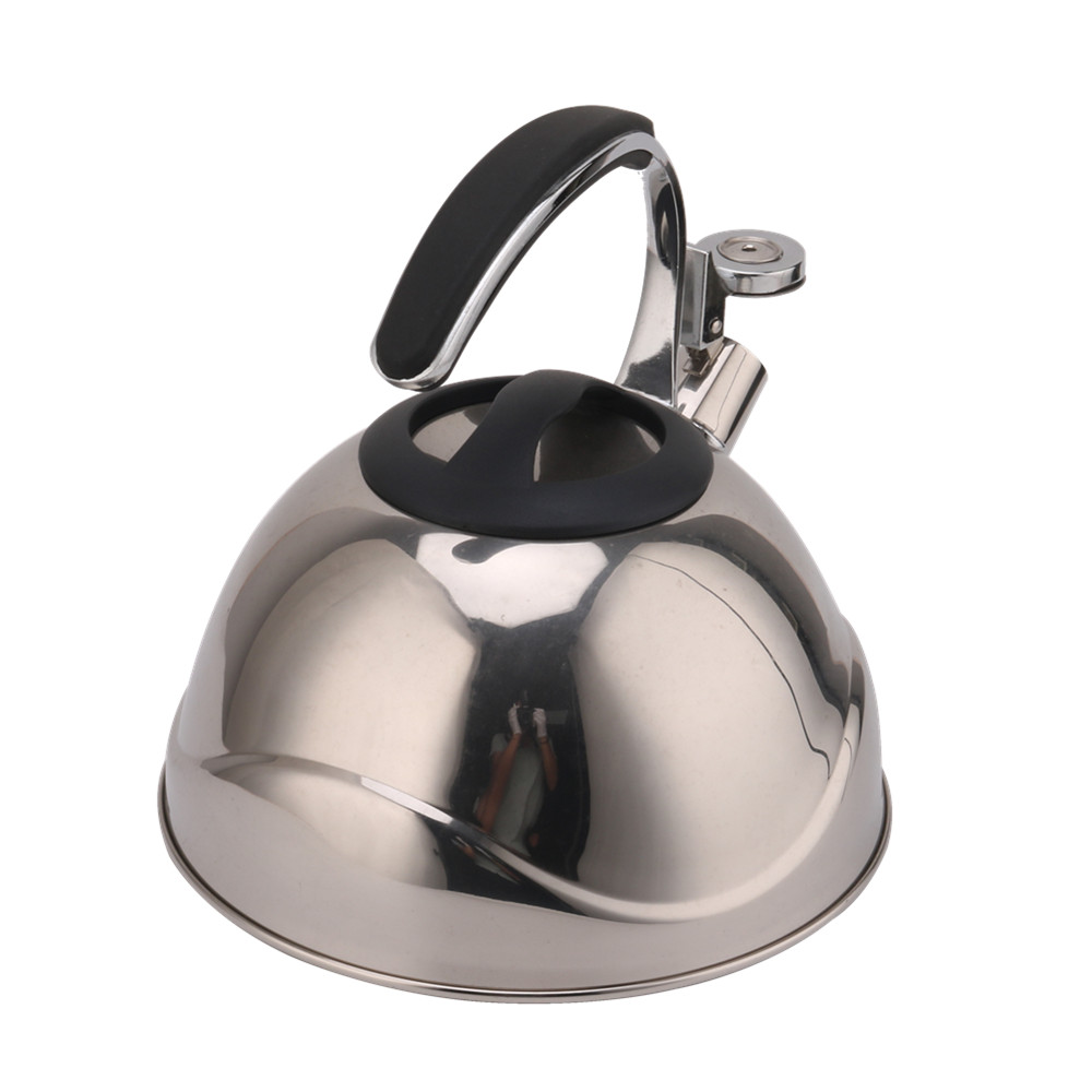 3 Litre Capacity Stainless Steel Whistling Tea Kettle-Silver — 3