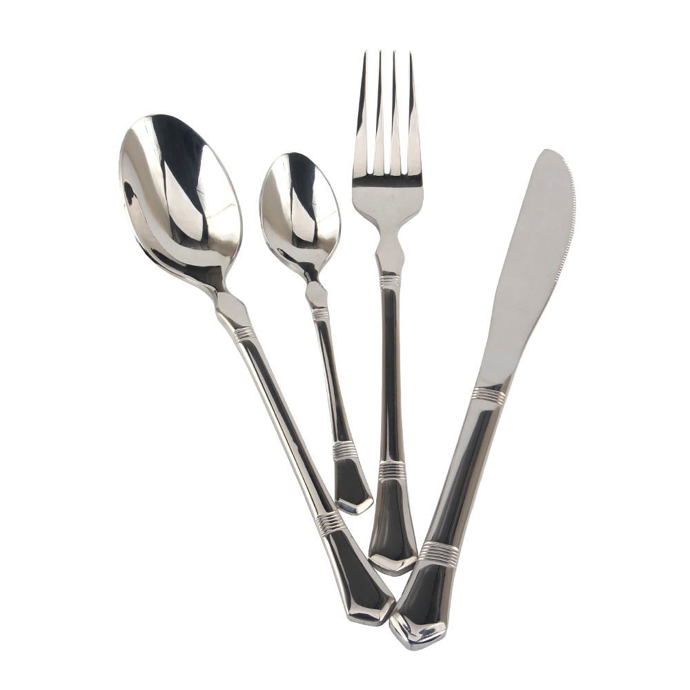 Stainless Steel Flatware Set — 8