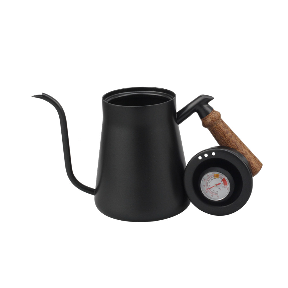 20oz Hand Drip Coffee Pot Pour Over Coffee/Tea Dripper With Thermometer — 3