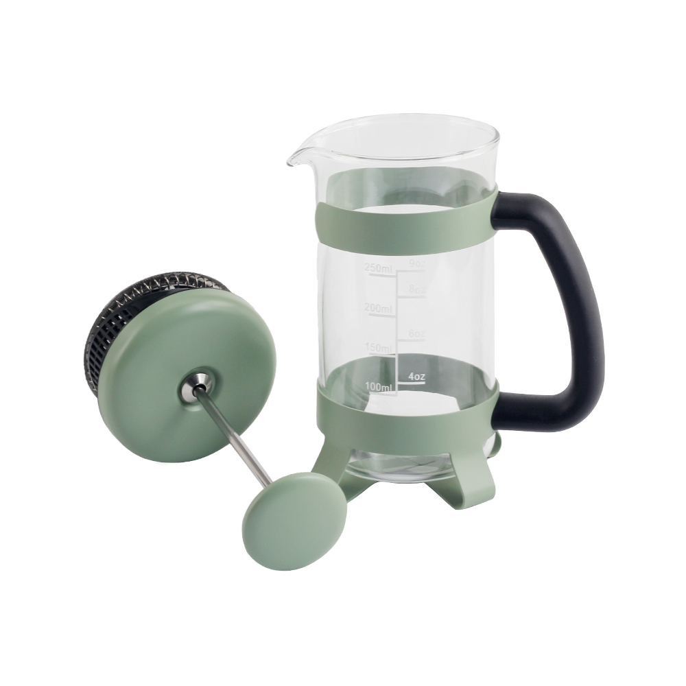 High-Heat Borosilicate Glass French Press — 4