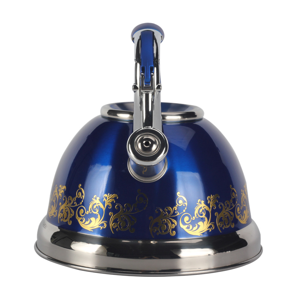 S/S Whistling Tea Kettle Blue — 4