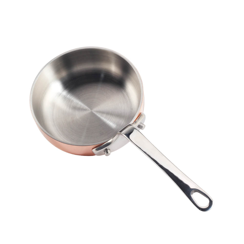 Rose Gold Tri-Ply Stainless Steel Mini Sauce Pan — 3