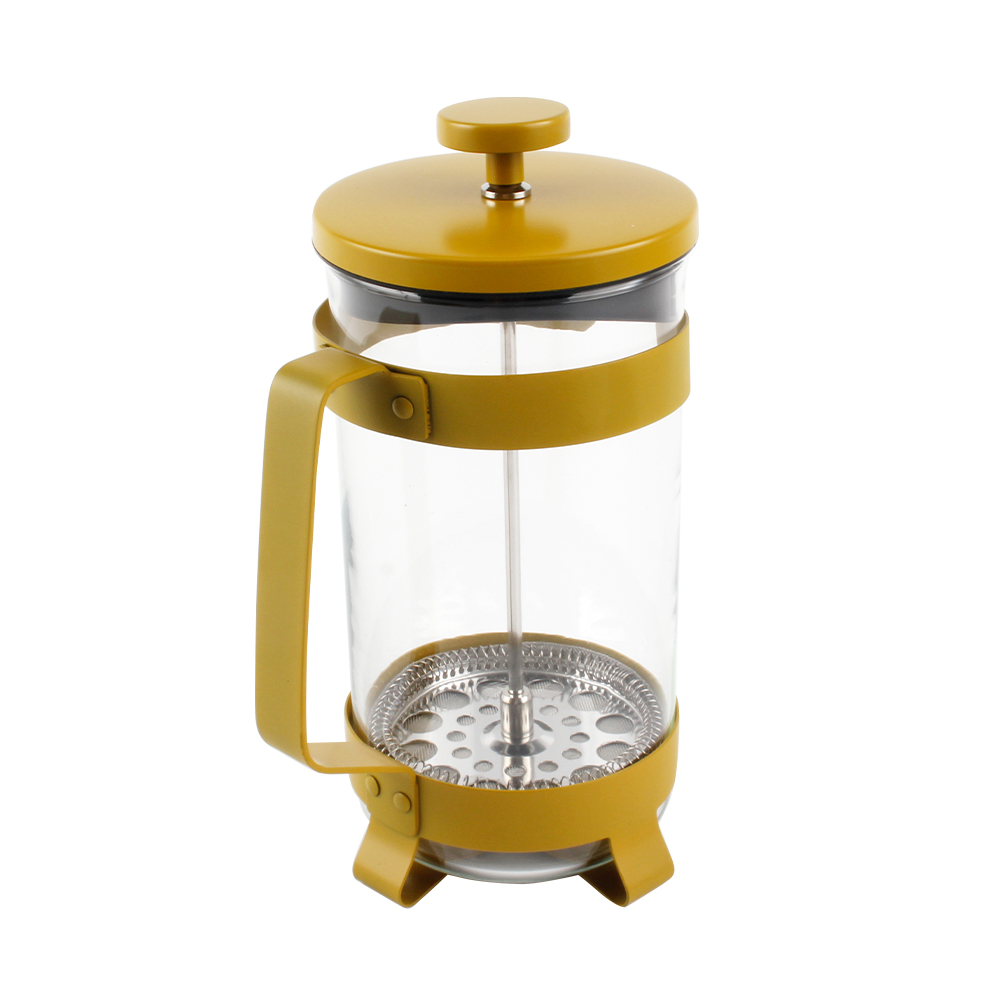 Bpa-Free Brewed Tea Pot Coffee Plunger, Heat Resistant Thickness Borosilicate French Press — 2