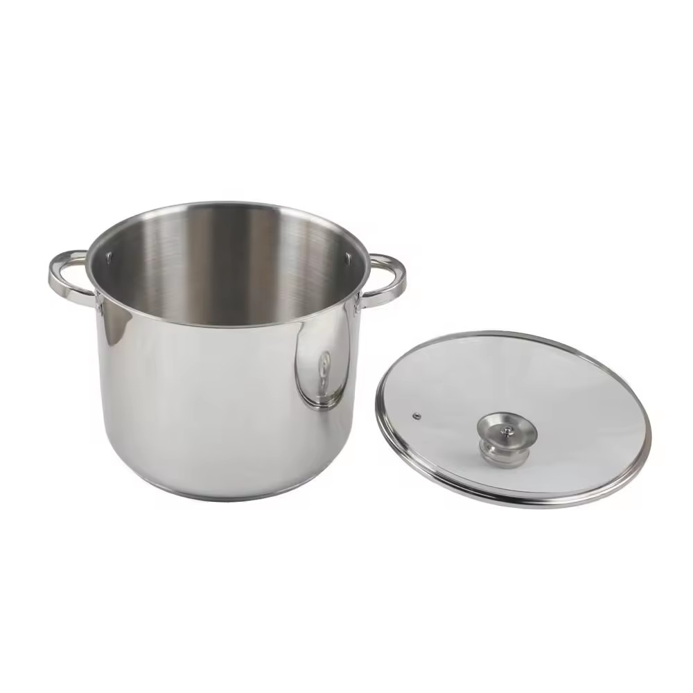 Stock Pot with Glass Lid — 4
