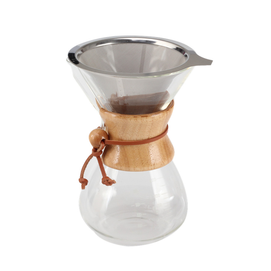 Pour Over Coffee Maker With Stainless Steel Filter, Coffee Dripper Brewer — product information