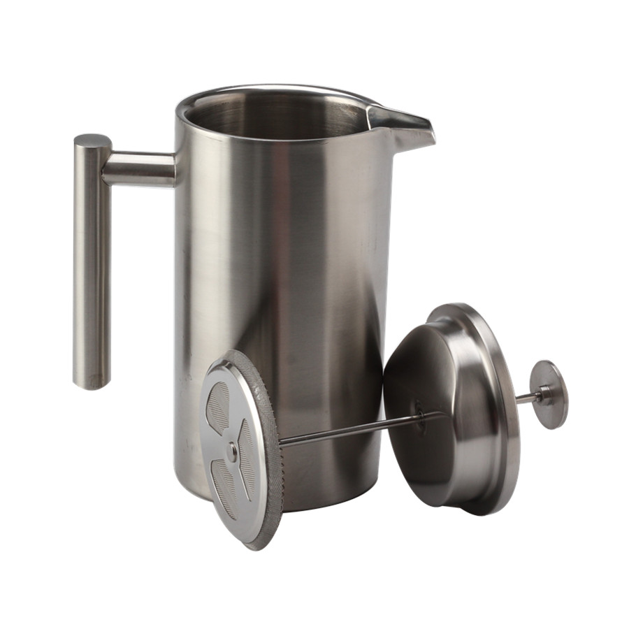 Matt Polishing Stainless Steel French Press Coffee Maker — 5