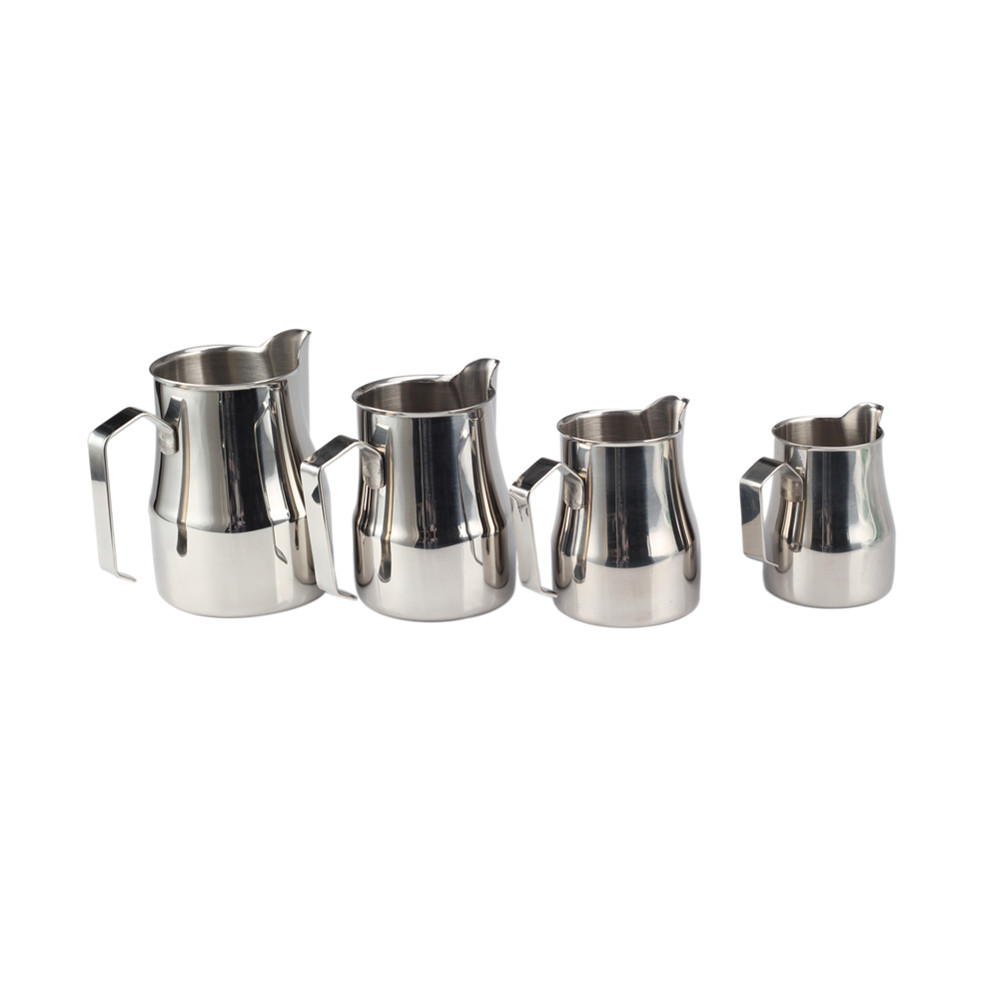 Stainless Steel Milk Frother Cup, Barista Latte Art Milk Jug — 3
