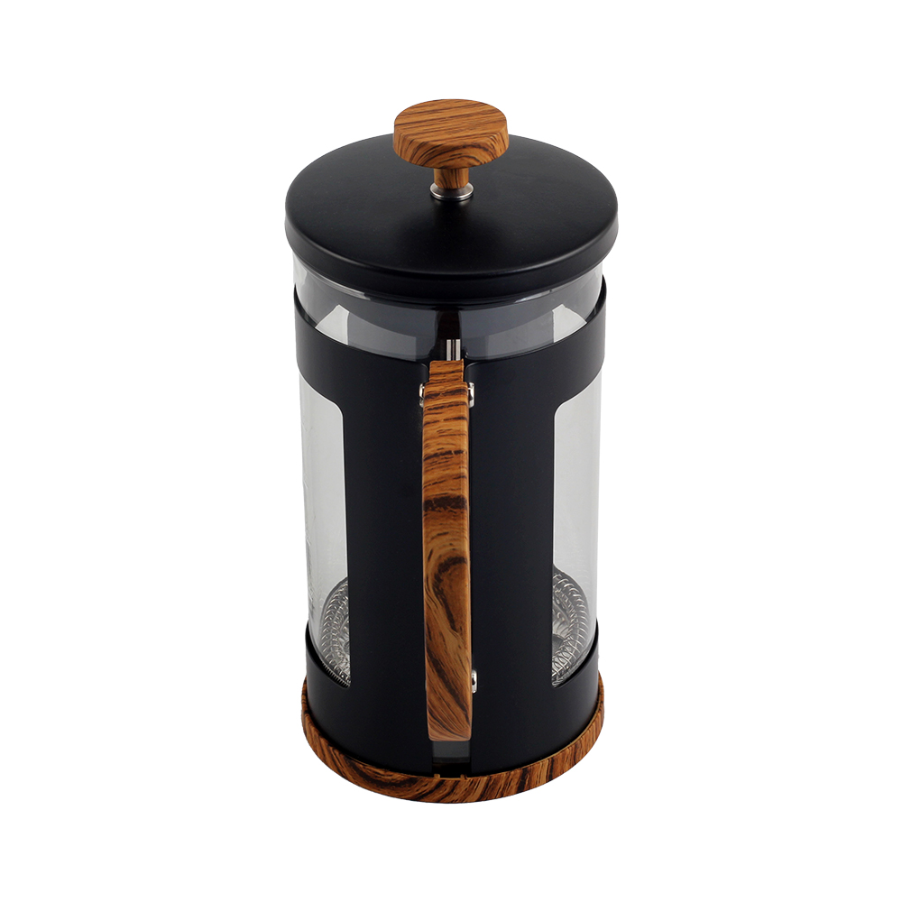 French Press Coffee Maker With Stainless Steel Frame — 2