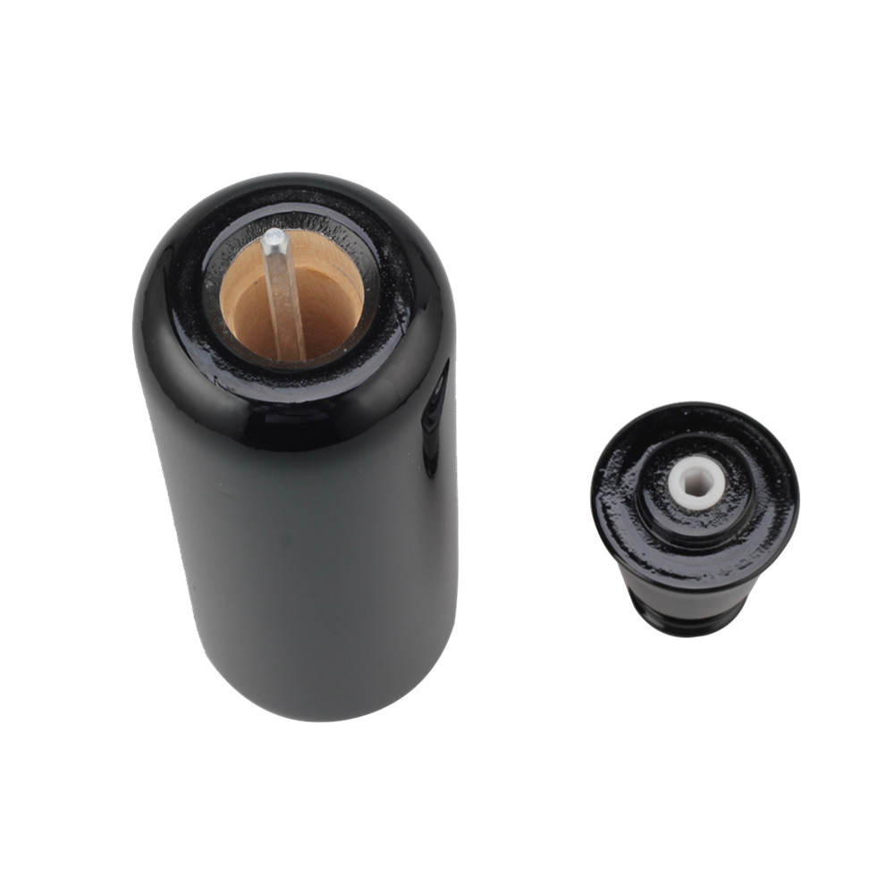 Bottle-shaped Wooden Salt And Pepper Grinder — product information