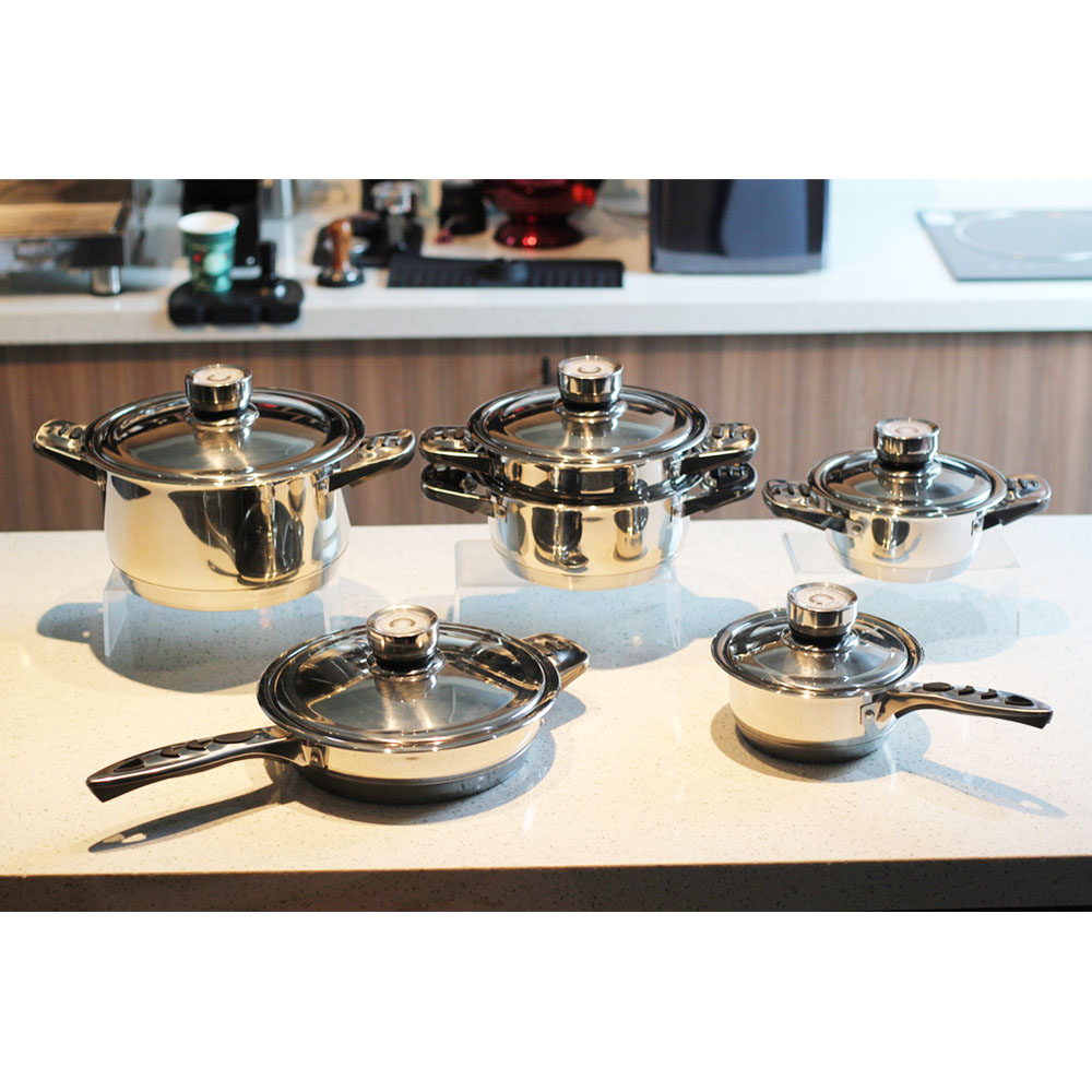 12-Piece Stainless Steel Pots And Pans — 7