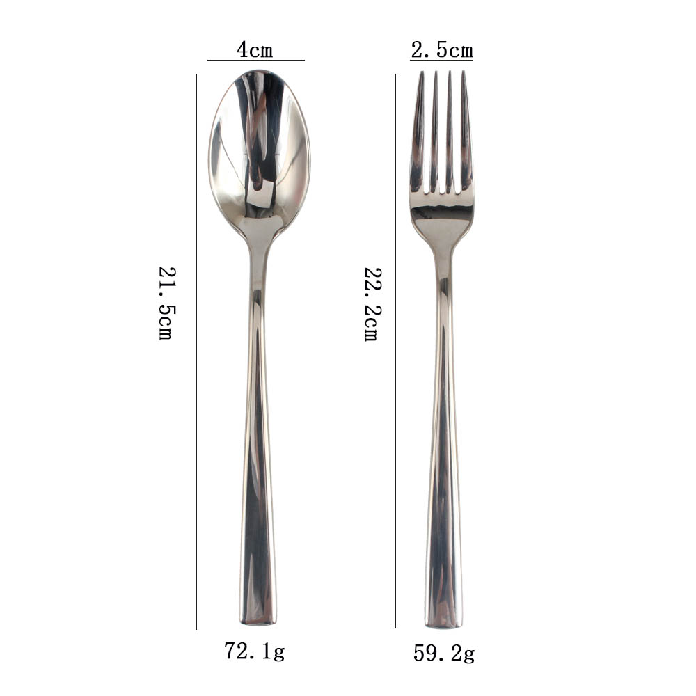 2pcs Stainless Steel Flatware Set — 3
