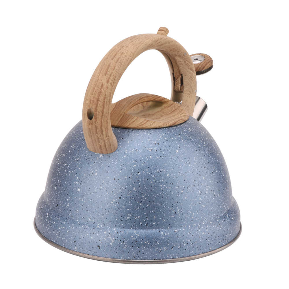 Kettle With Whistle, S/S Whistling Kettle, Wooden Handle — 7