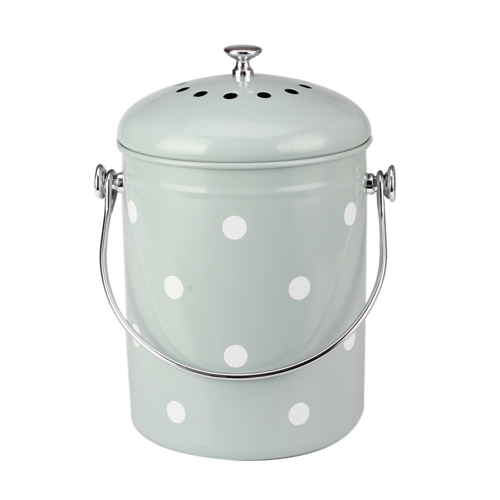 Indoor 1.0 Gallon Stainless Steel Compost Pail — product information