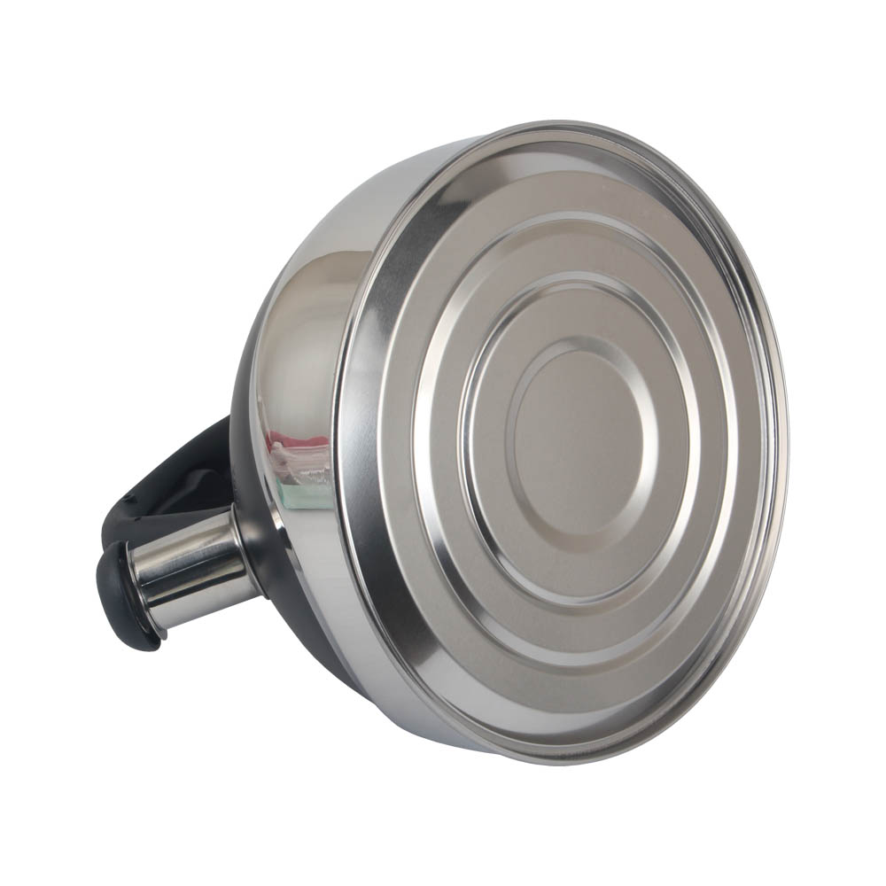 Classic Stainless Steel Whistling Kettle (Black) — 6