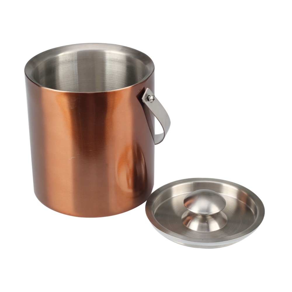 Bronze Color, Ice Bucket, Stainless Steel Ice Bucket — 4
