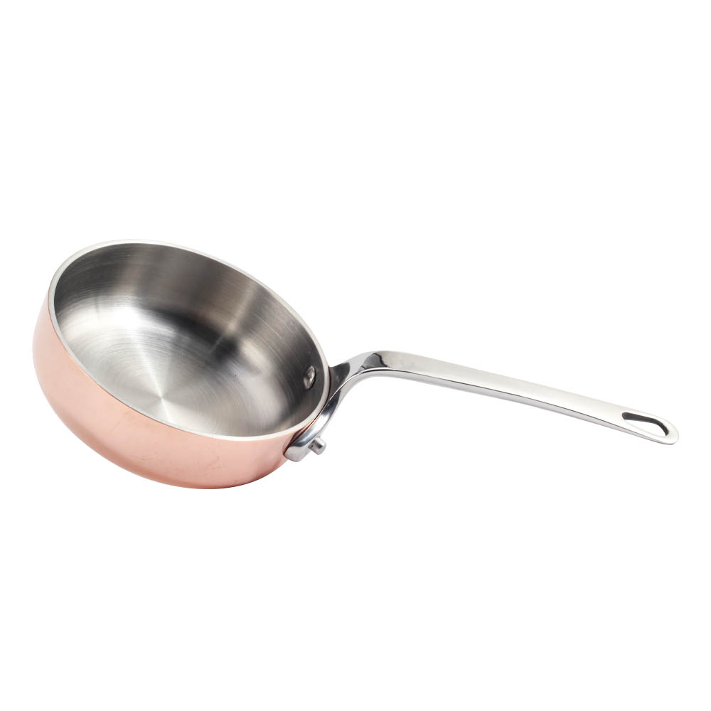 Rose Gold Tri-Ply Stainless Steel Mini Pan — 3