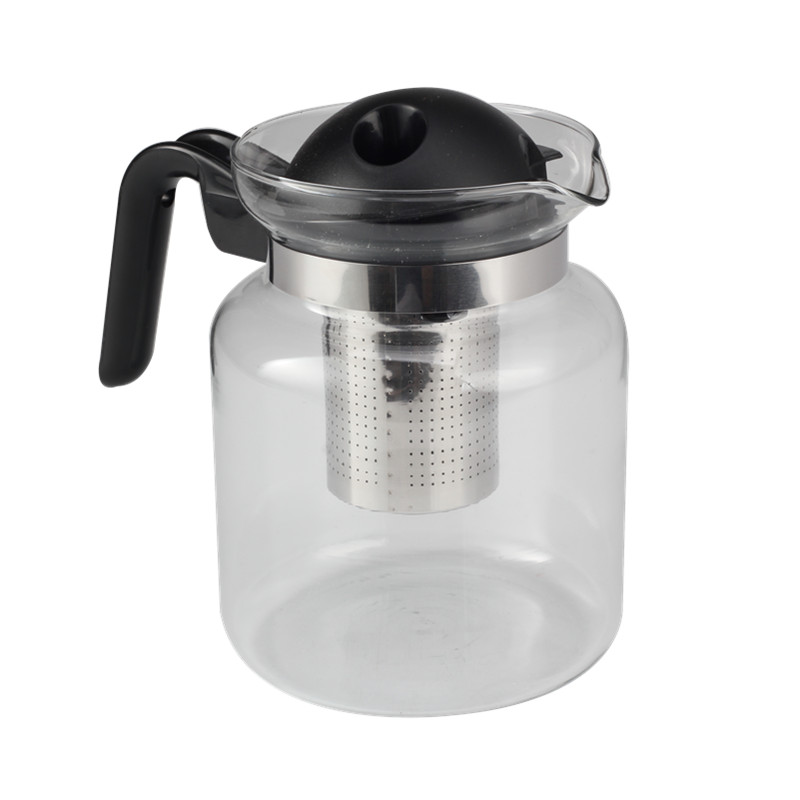 Glass Teapot With Stainless Steel Infuser Perfect for Tea And Coffee — 2